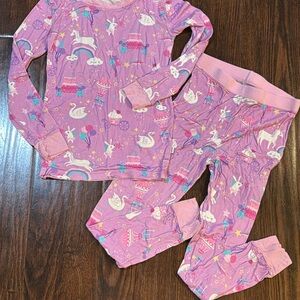 Little Sleepies Purple Kids Pajama Set